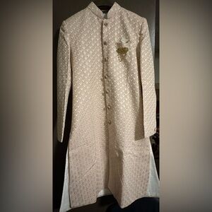 Indian sherwani outfit. Comes with pant. Size 38
